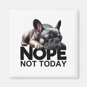 Nope, niet de Franse Bulldog vandaag Magneet