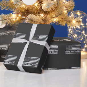 Nope niet opnieuw grappig VS vlag Republikein Trum Cadeaupapier