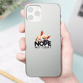 Nope, niet vandaag Chihuahua Sticker (Telefoon)