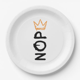 Nope No Kings America Democracy Anti-Trump I Papieren Bordje