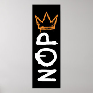 Nope No Kings America Democracy Anti-Trump I Poster