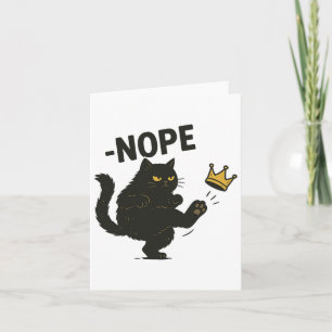 Nope No Kings in America Black Cat Pro Democracy S Kaart