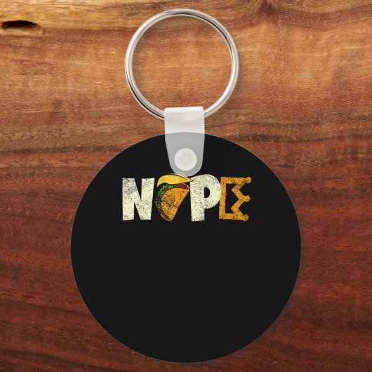 Nope No Kings In America We The People Political Sleutelhanger (Voorkant)