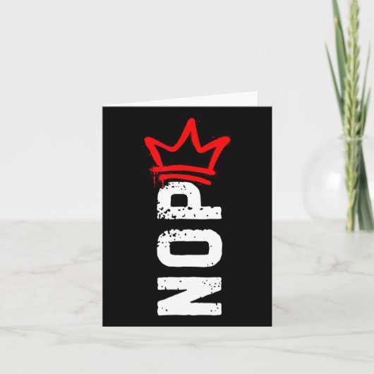 Nope No Kings Protest Teken Grappig Anti-Trump 4e  Kaart (Voorkant)