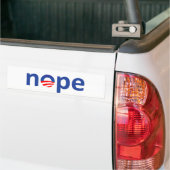 Nope Obama Bumpersticker (Op Truck)