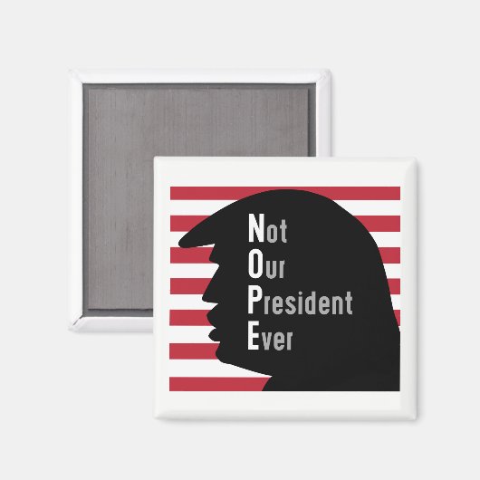 NOPE. Pas notre président jamais aimant (Recto/Verso)