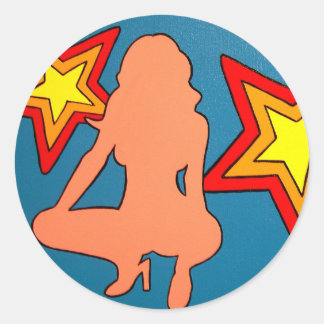 "NOPE" RONDE STICKER