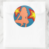 "NOPE" RONDE STICKER (Tas)