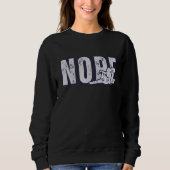 NOPE Sweatshirt – Minimal Funny Mood Pullover (Devant)