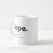 Nope tasse de café drôle (Devant gauche)