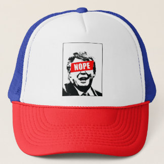 "Nope" to Trump Trucker Hat Pet