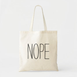 Nope Tote Bag