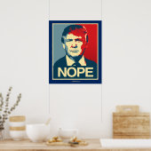 NOPE TRUMP POSTER (Keuken)