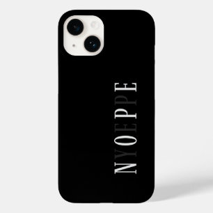 Nope Yep Minimalist Case-Mate iPhone 14 Hoesje