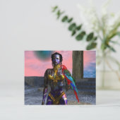 NORA CYBER WARRIOR BRIEFKAART (Staand voorkant)