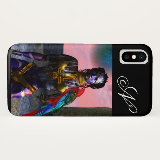 NORA CYBER WARRIOR MONOGRAM Case-Mate iPhone CASE (Achterkant (horizontaal))