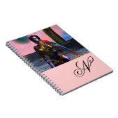 NORA CYBER WARRIOR MONOGRAM NOTITIEBOEK (Rechterzijde)