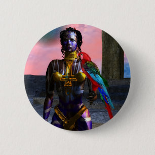 NORA CYBER WARRIOR RONDE BUTTON 5,7 CM