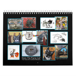 Nora de Piano Cat: Art Contest Agenda Kalender