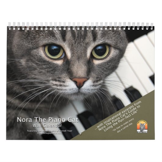Nora Le Calendrier des chats de piano : Avec des e (Protection)