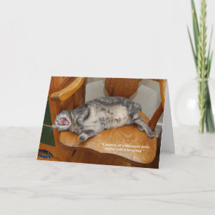 Nora Quote 7"x5" gevouwen Wenskaart Kaart