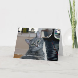 Nora Quote 7"x5" gevouwen Wenskaart Kaart