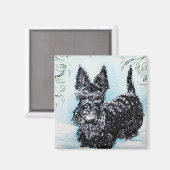 Nora Scottish Terrier Magneet (Voorkant / Achterkant)