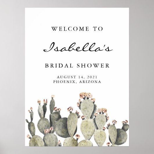 Norah - Boheemse Bruidsboeket Bruidsshower Poster (Voorkant)