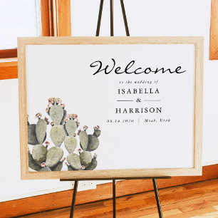 Norah - Prickly Pear Cactus Affiche de bienvenue b