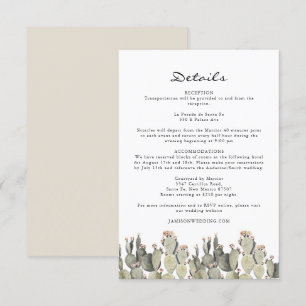 Norah - Prickly Pear Cactus Bohemian Details Kaart