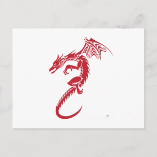 Norbert the Red Dragon Briefkaart