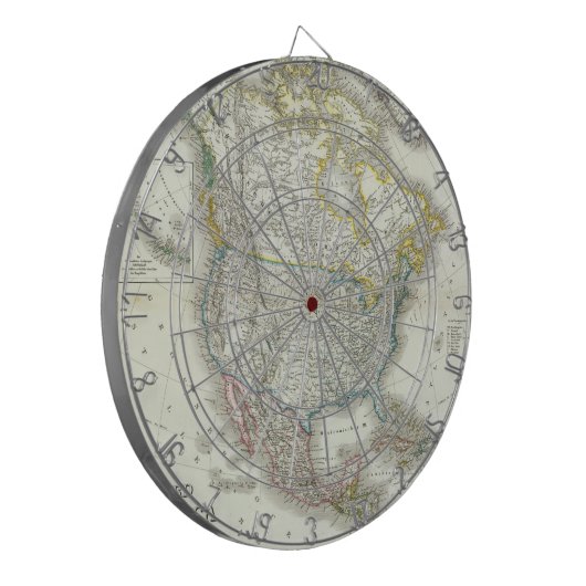 Nord Amerika. Dartbord (Voorkant Links)