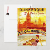  Nord-Pas-de-Calais, Dunkerque, Frankrijk - Briefkaart (Voorkant / Achterkant)