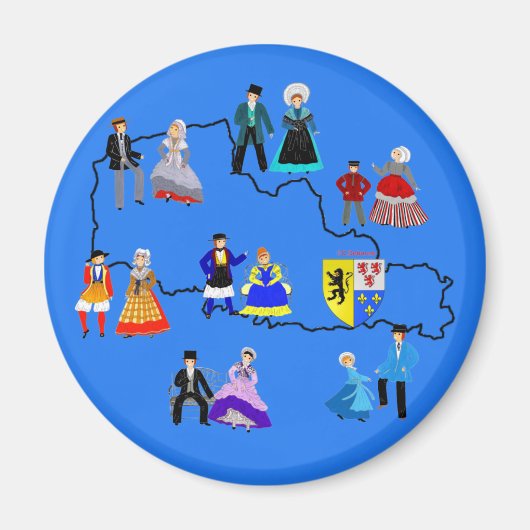 Nord-Pas-de-Calais, Frankrijk Magneet (Voorkant)