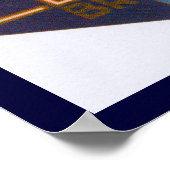 Norddeutcher Lloyd Bremen Luggage Label Poster (Hoek)