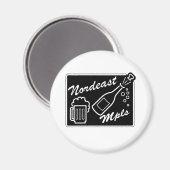 NordEast Minneapolis Magneet (Voorkant / Achterkant)