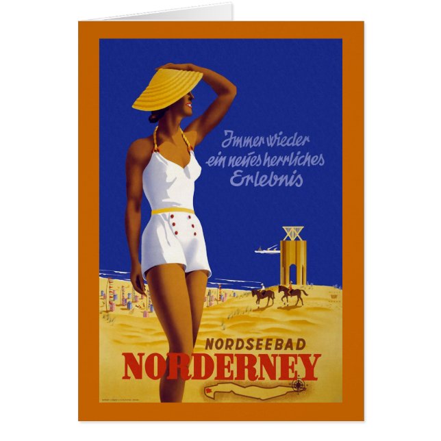 "Norderney"  Duitse reisposter (Voorkant)