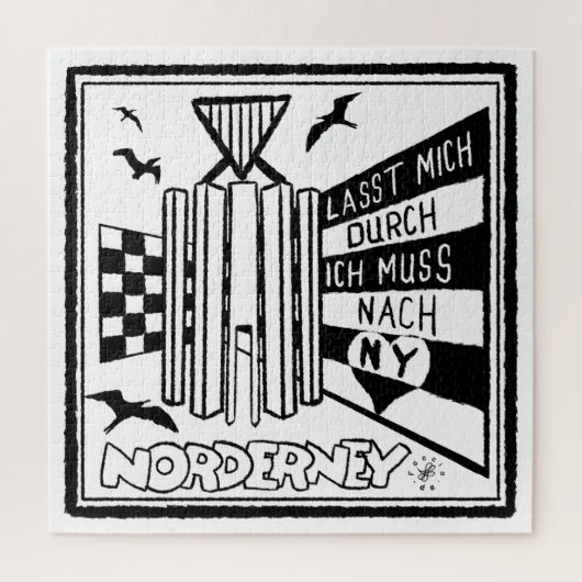 Norderney Legpuzzel (Verticaal)