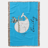 Nordic Boho Whale Persoonlijk Deken (Voorkant Verticaal)
