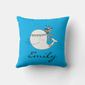 Nordic Boho Whale Persoonlijk Kussen (Achterkant)