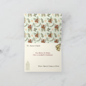 Nordic Christmas Gnomes & Home Groet Kaart (Binnen)