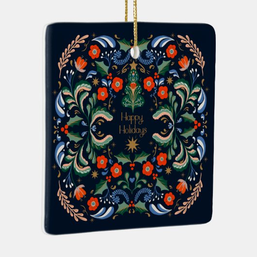 Nordic Christmas Keramisch Ornament (Rechts)