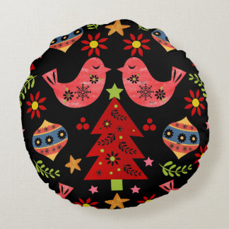 Nordic Christmas Round Pillow Rond Kussen