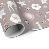 Nordic Christmas Scandinavische herten Cadeaupapier (Rol Hoek)