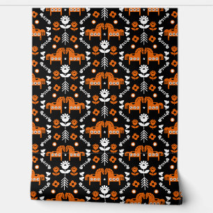 Nordic Data Paard Home Decor Behang