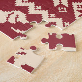 Nordic Dog: eigenzinnige illustratie patroon. Legpuzzel (Zijkant)