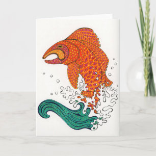 Nordic Fish Notecard Kaart