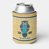 Nordic Folk Art Uil Blikjeskoeler (Blikje Achterkant)