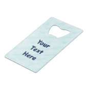 Nordic Folk Art Uil Kredietkaart Flessenopener (Achterkant Gekanteld)