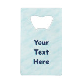 Nordic Folk Art Uil Kredietkaart Flessenopener (Achterkant)